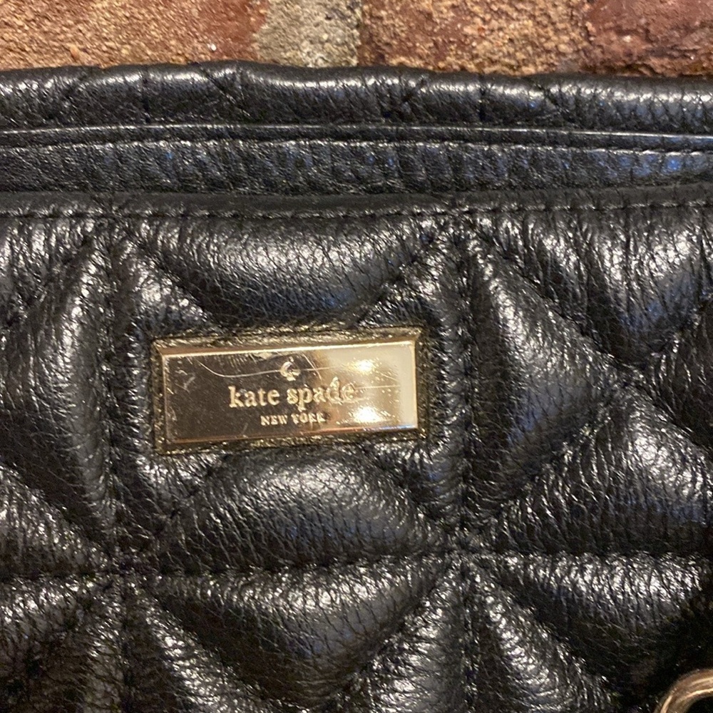 Kate Spade Black and gold Sedgwick‎ Place Phoebe quilted leather tote - Picture 4 of 11